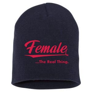 Female The Real Thing Short Acrylic Beanie