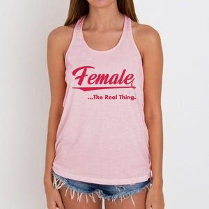 Female The Real Thing Women's Knotted Racerback Tank