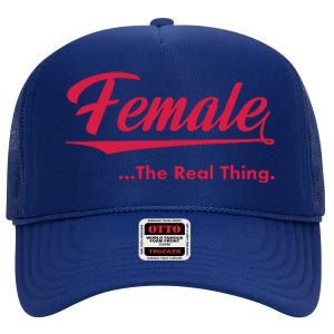 Female The Real Thing High Crown Mesh Back Trucker Hat