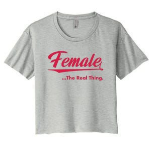 Female The Real Thing Women's Crop Top Tee