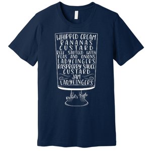 Friends Thanksgiving Rachel's Trifle Whipped Cream Bananas Premium T-Shirt