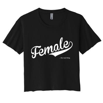 Female The Real Thing Crop Top