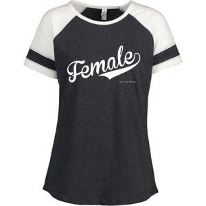 Female The Real Thing Enza Ladies Jersey Colorblock Tee