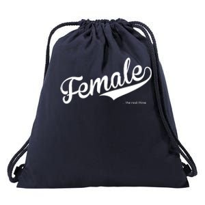 Female The Real Thing Drawstring Bag