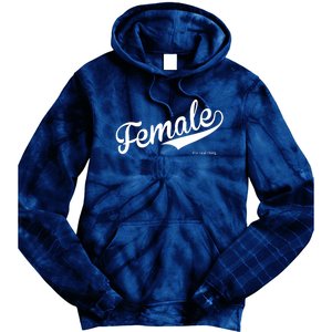 Female The Real Thing Tie Dye Hoodie