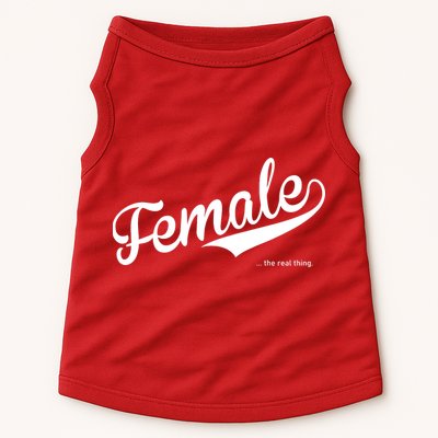 Female The Real Thing Doggie Tank