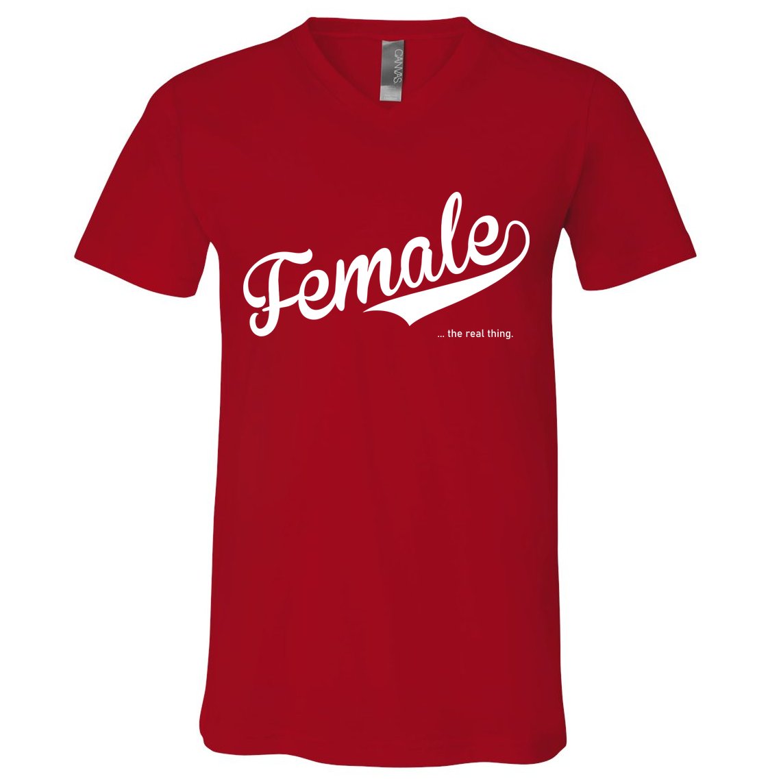 Female The Real Thing V-Neck T-Shirt