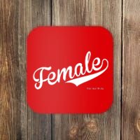 Female The Real Thing Coaster