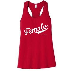 Female The Real Thing Women's Racerback Tank