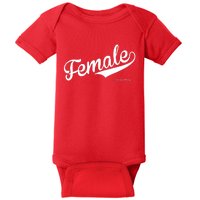 Female The Real Thing Baby Bodysuit