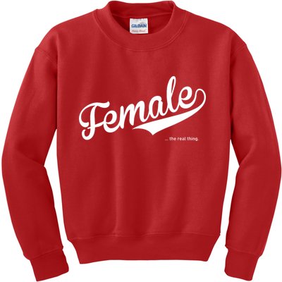 Female The Real Thing Kids Sweatshirt