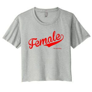 Female The Real Thing Women's Crop Top Tee