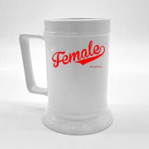 Female The Real Thing Beer Stein