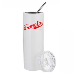 Female The Real Thing Stainless Steel Tumbler