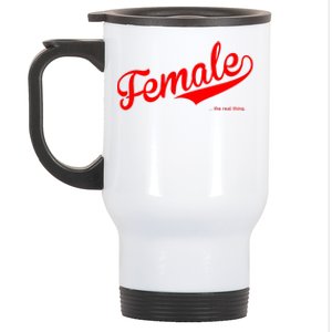 Female The Real Thing Stainless Steel Travel Mug