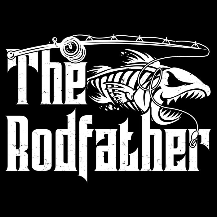 Funny The Rodfather FIshing Sustainable Bucket Hat