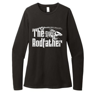 Funny The Rodfather FIshing Womens CVC Long Sleeve Shirt