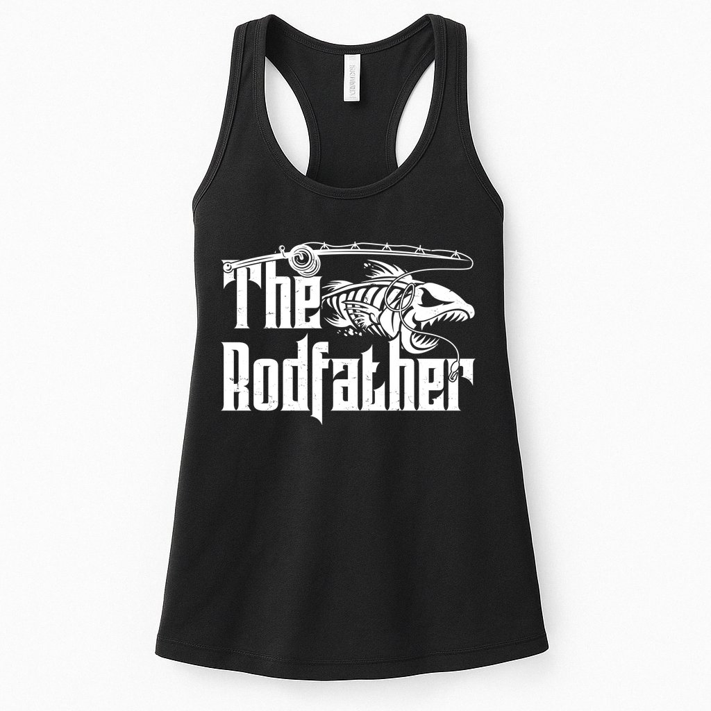 Funny The Rodfather FIshing Womens Tank Top