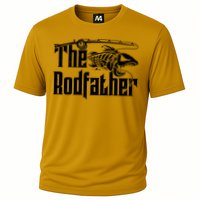 Funny The Rodfather FIshing Cooling Performance Crew T-Shirt