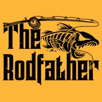 Funny The Rodfather FIshing Cooling Performance Crew T-Shirt