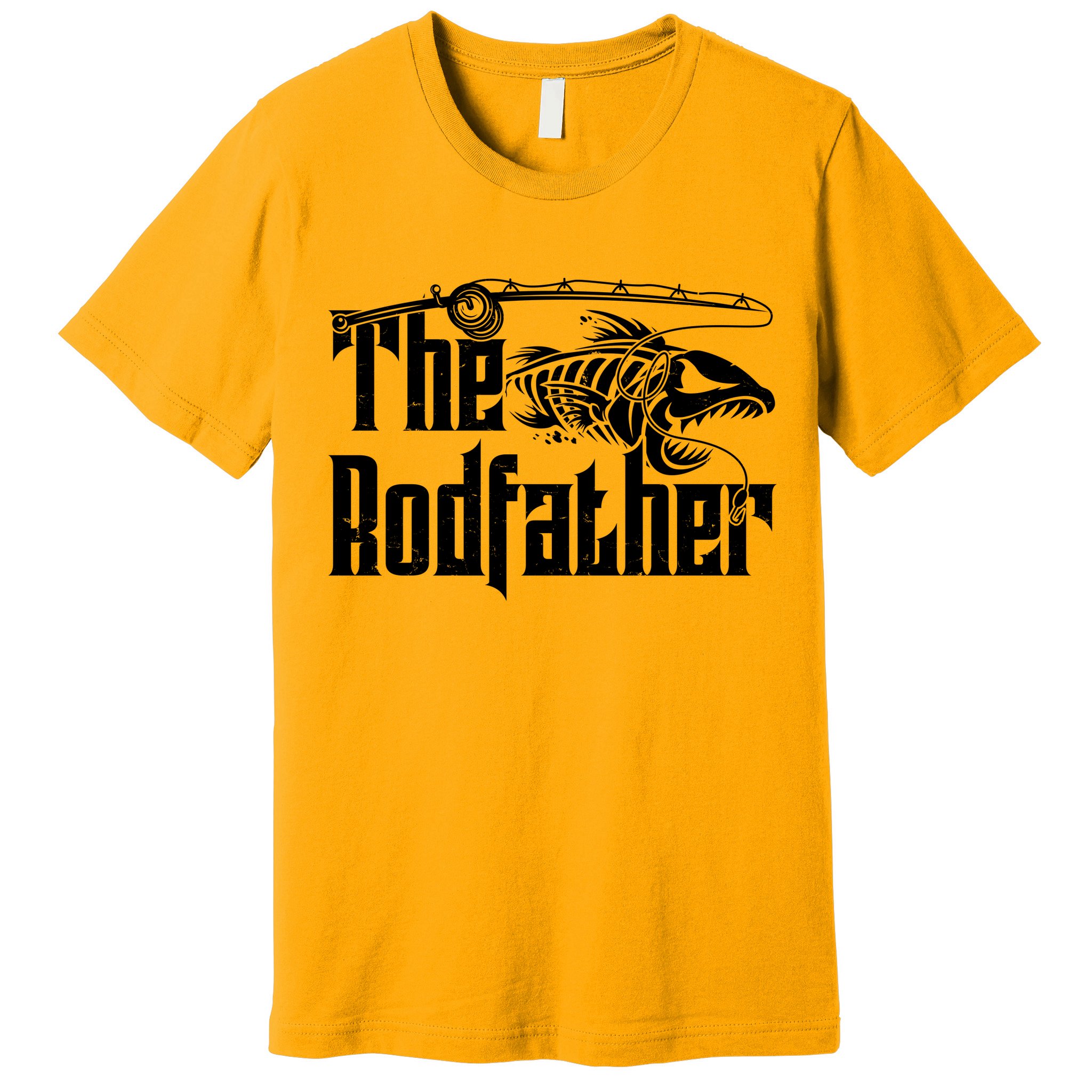 Funny The Rodfather FIshing Premium T-Shirt