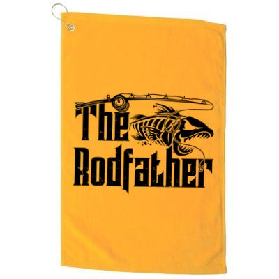 Funny The Rodfather FIshing Golf Towel