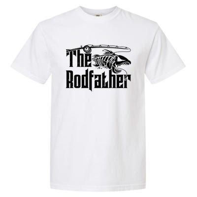 Funny The Rodfather FIshing Garment-Dyed Heavyweight T-Shirt