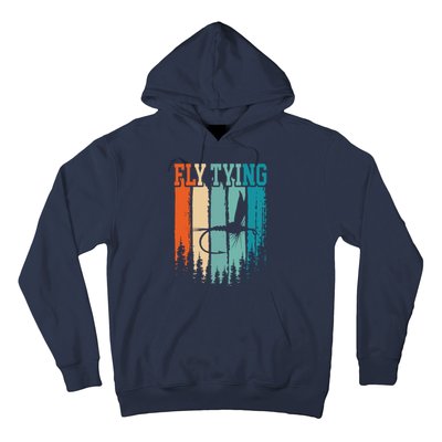 Fly Tying Retro Vintage Hoodie