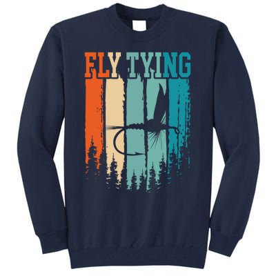 Fly Tying Retro Vintage Tall Sweatshirt