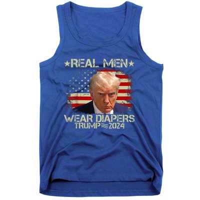 Funny Trump Real M.E.N Wear Diapers Tank Top