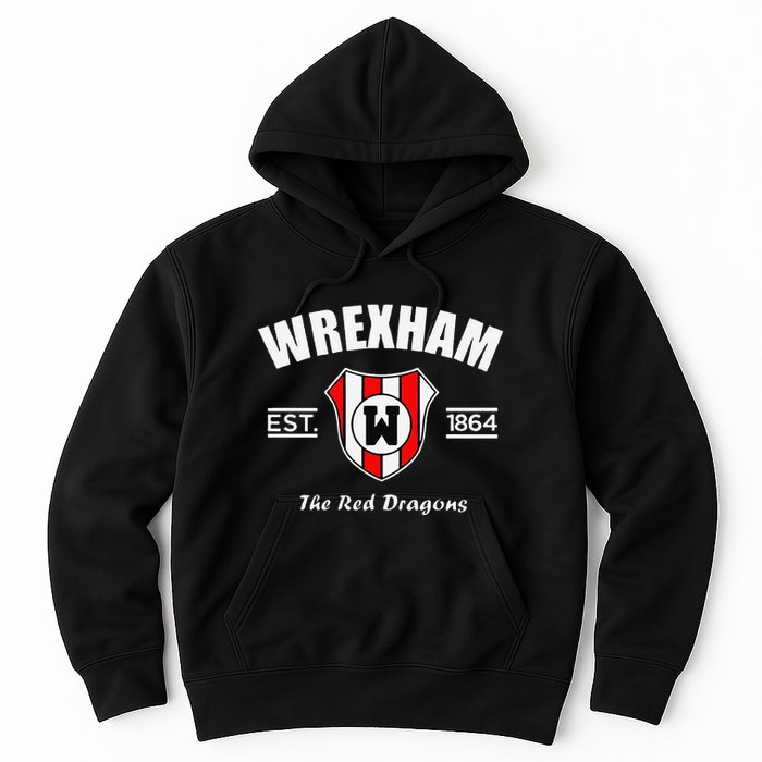 Funny The Red Dragons Wrexham Fc Football Club Wrexham Hoodie