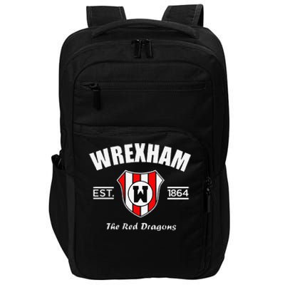 Funny The Red Dragons Wrexham Fc Football Club Wrexham Impact Tech Backpack