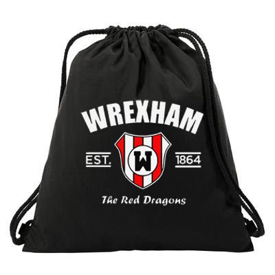 Funny The Red Dragons Wrexham Fc Football Club Wrexham Drawstring Bag