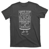 Friends Thanksgiving Rachel's Trifle Whipped Cream Bananas T-Shirt