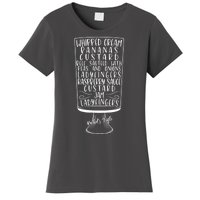 Friends Thanksgiving Rachel's Trifle Whipped Cream Bananas Women's T-Shirt