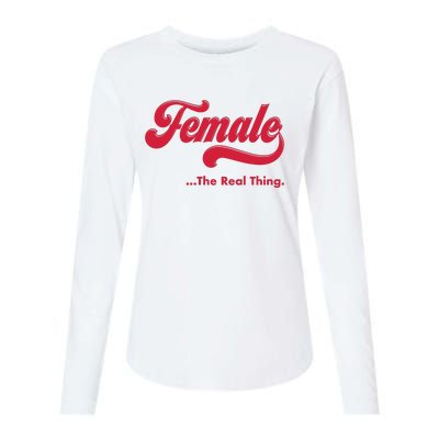 Female The Real Thing Womens Cotton Relaxed Long Sleeve T-Shirt