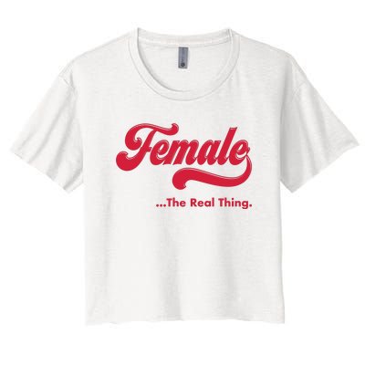 Female The Real Thing Women's Crop Top Tee