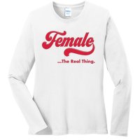 Female The Real Thing Ladies Long Sleeve Shirt