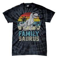 Familysaurus T Rex Dinosaur Family Saurus FatherS Family Tank Top Tie-Dye T-Shirt