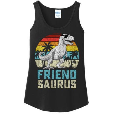 Friendsaurus T Rex Dinosaur Friend Saurus FatherS Family Sweat Ladies Essential Tank