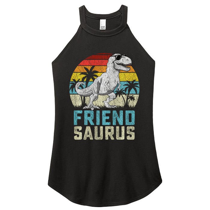 Friendsaurus T Rex Dinosaur Friend Saurus FatherS Family Sweat Women's Perfect Tri Rocker Tank