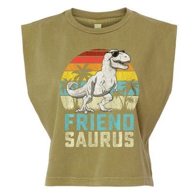 Friendsaurus T Rex Dinosaur Friend Saurus FatherS Family Sweat Garment-Dyed Women's Muscle Tee