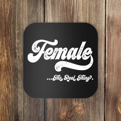 Female The Real Thing Coaster