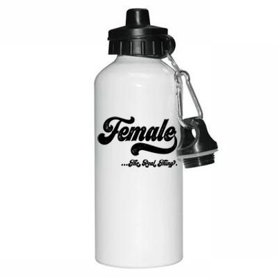 Female The Real Thing Aluminum Water Bottle 