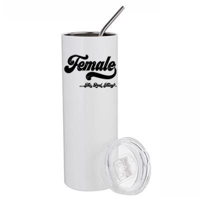 Female The Real Thing Stainless Steel Tumbler