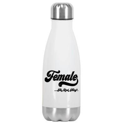 Female The Real Thing Stainless Steel Insulated Water Bottle