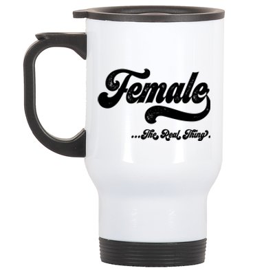 Female The Real Thing Stainless Steel Travel Mug