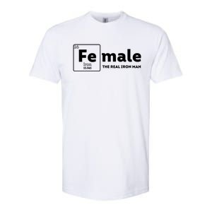 Female The Real Iron Feminist Equal Rights Gift Softstyle CVC T-Shirt