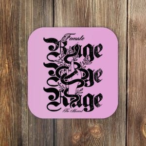 Female Taylor Rage Girl Retro Taylor First Name Coaster