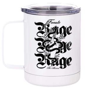 Female Taylor Rage Girl Retro Taylor First Name 12 oz Stainless Steel Tumbler Cup